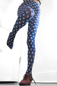Star print stockings from sockdreams.com Star print stockings from sockdreams.com