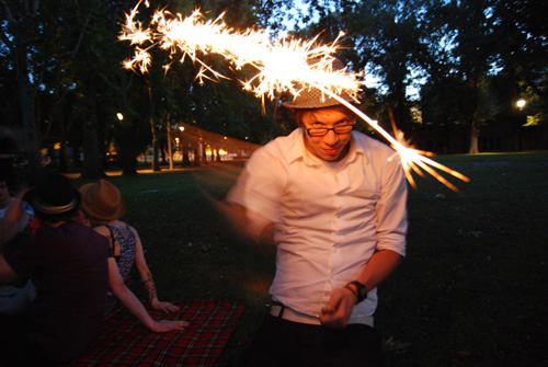 Sparklers! Sparklers!