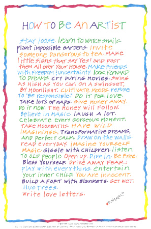 How To Be An Artist by SARK How To Be An Artist by SARK