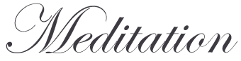 Meditation Meditation